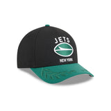 New Era 9Forty Mid Crown A-Frame NFL 25 Draft New York Jets Black