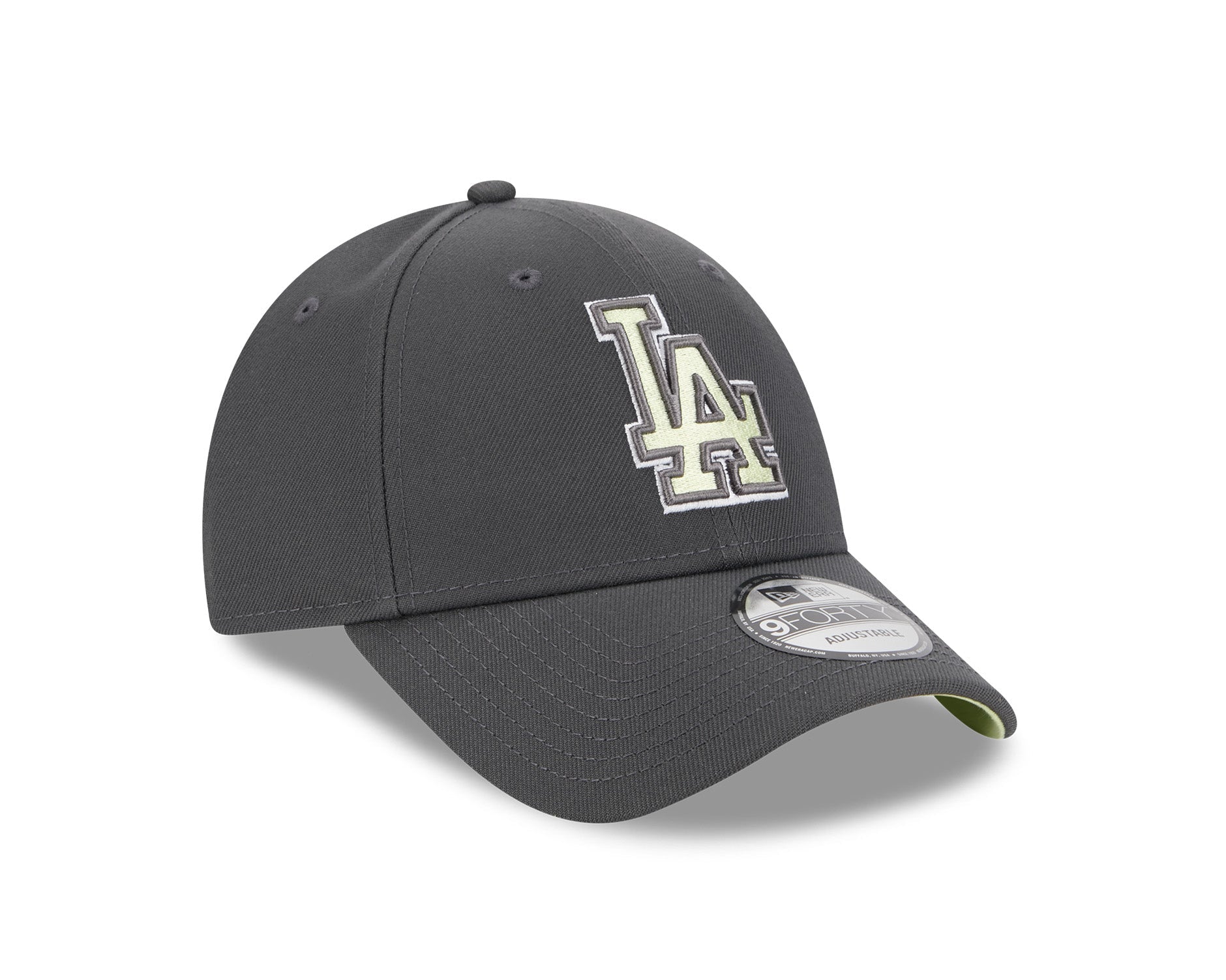 New Era 9Forty MLB Lemon Graphite Los Angeles Dodgers