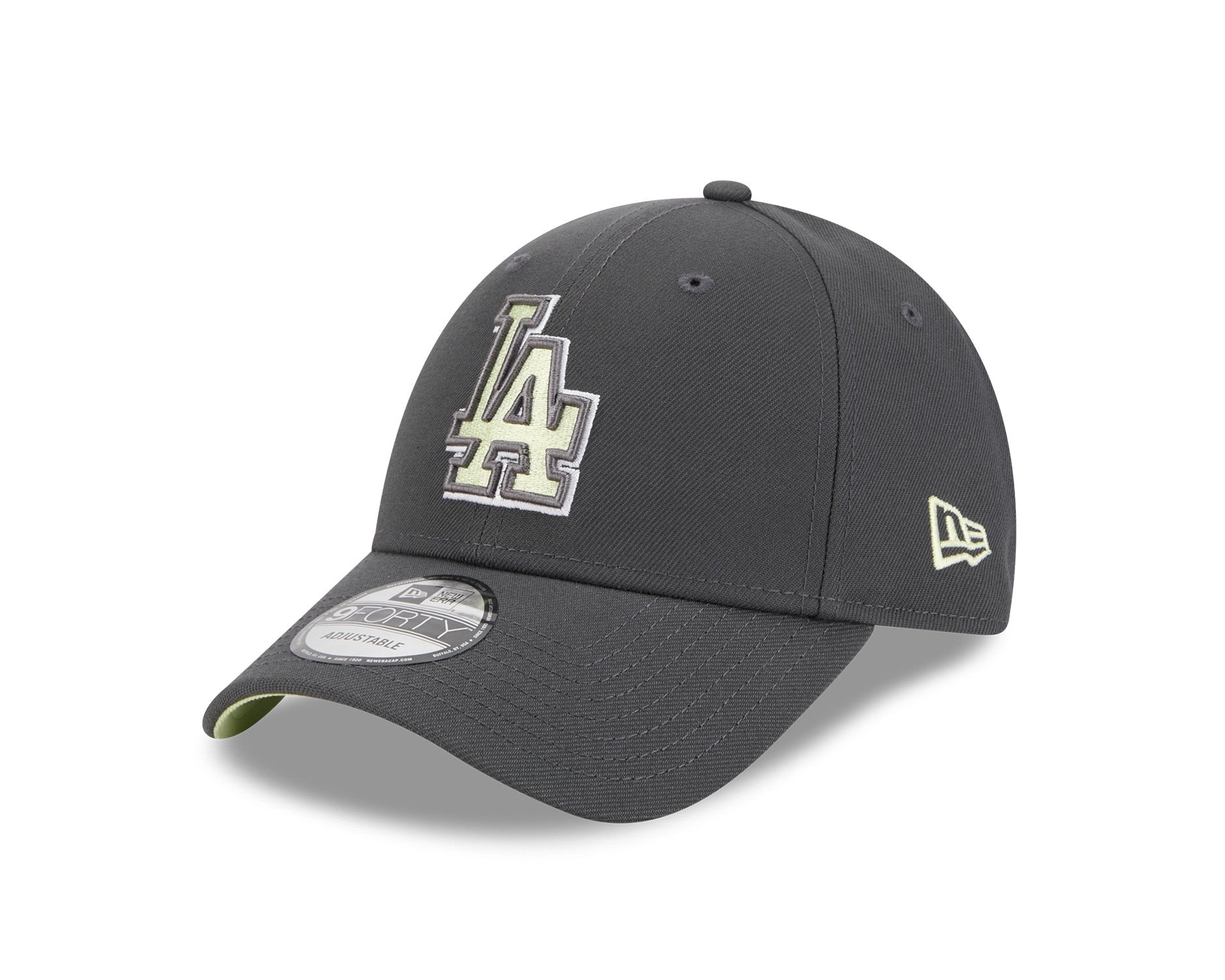 New Era 9Forty MLB Lemon Graphite Los Angeles Dodgers