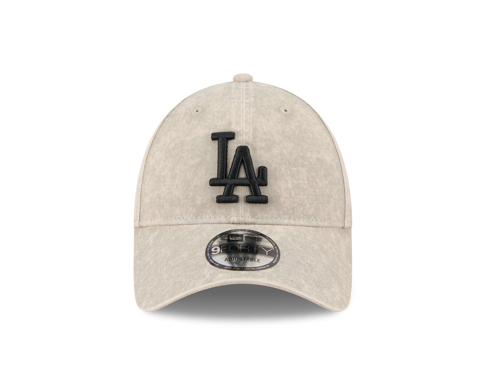New Era 9Forty MLB Washed Pebble Black Los Angeles Dodgers