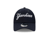 New Era 9Forty MLB Wordmark New York Yankees Navy/Grey