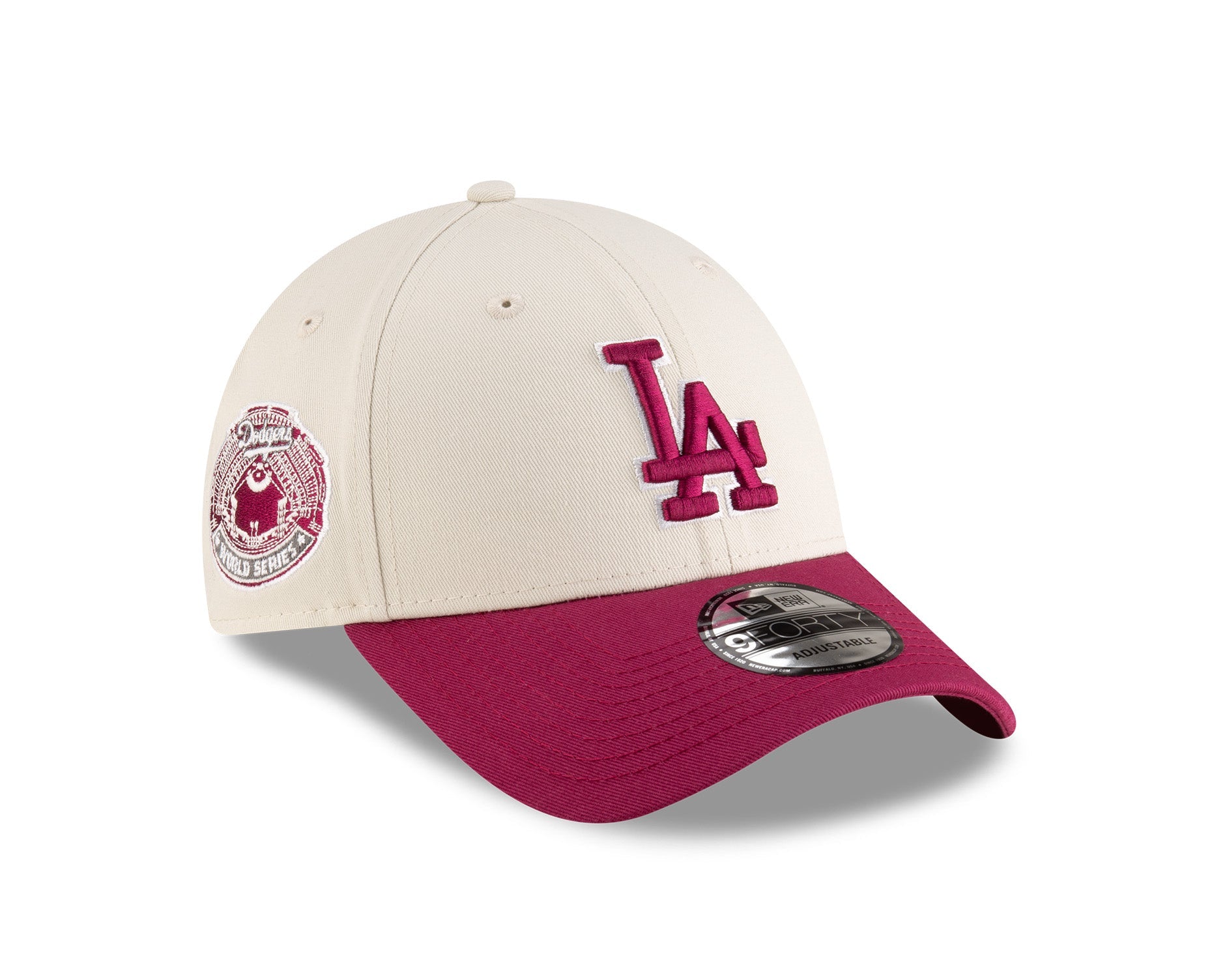 New Era 9Forty MLB WS Patch Los Angeles Dodgers Ivory