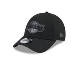 New Era 9Forty NBA Black Metallic Los Angeles Lakers