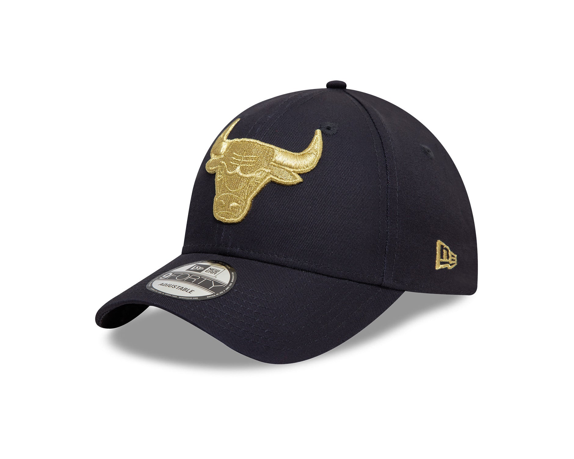 New Era 9Forty NBA Metallic Chicago Bulls Navy