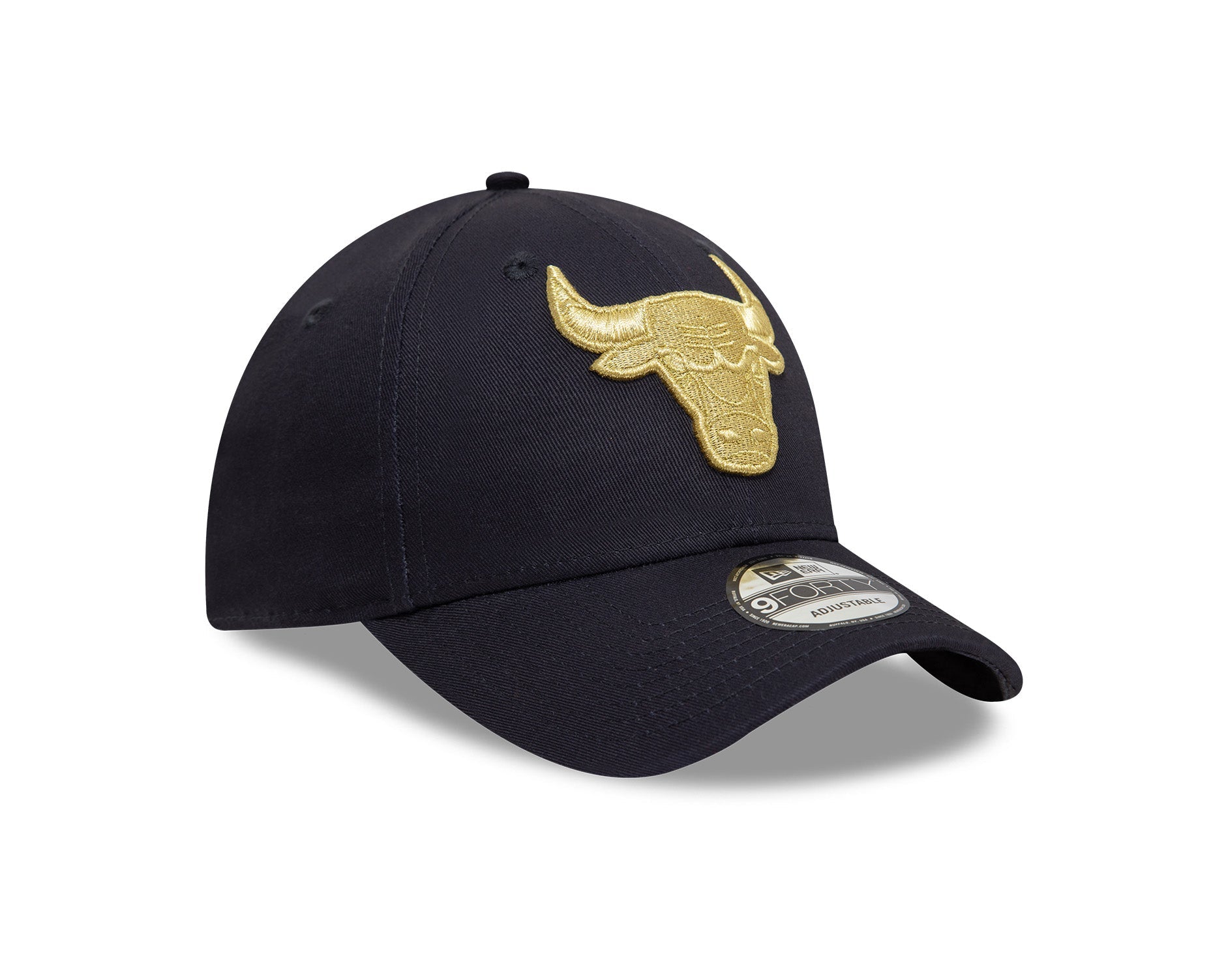 New Era 9Forty NBA Metallic Chicago Bulls Navy