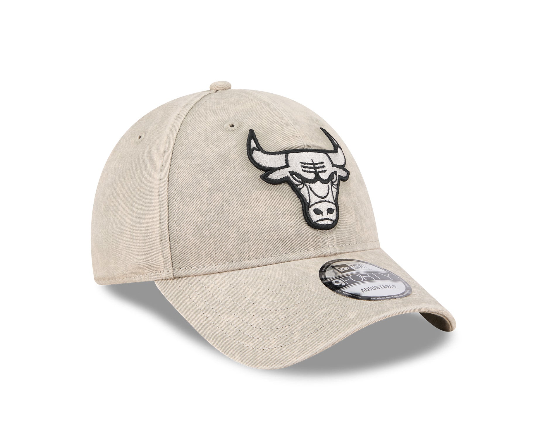 New Era 9Forty NBA Washed Pebble Black Chicago Bulls
