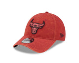 New Era 9Forty NBA Washed Rust Chicago Bulls Red