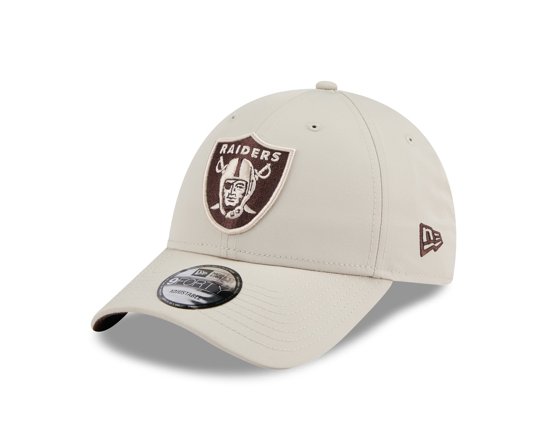 New Era 9Forty NFL Earthtone Las Vegas Raiders Stone