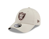 New Era 9Forty NFL Earthtone Las Vegas Raiders Stone