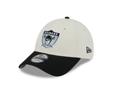 New Era 9Forty NFL Historic Las Vegas Raiders Chrome White/OTC
