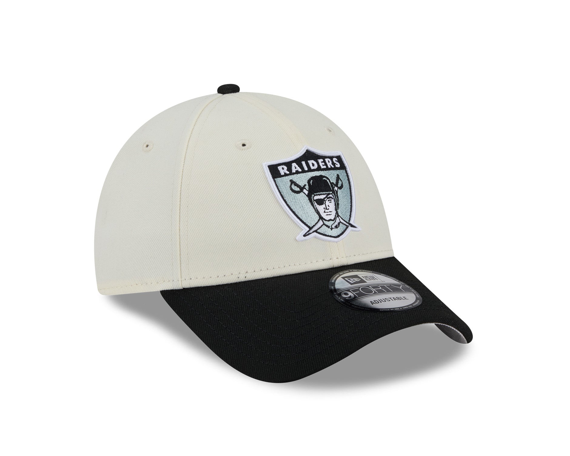 New Era 9Forty NFL Historic Las Vegas Raiders Chrome White/OTC