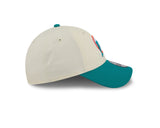 New Era 9Forty NFL Historic Miami Dolphins Chrome White/OTC
