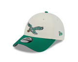 New Era 9Forty NFL Historic Philadelphia Eagles Chrome White/OTC