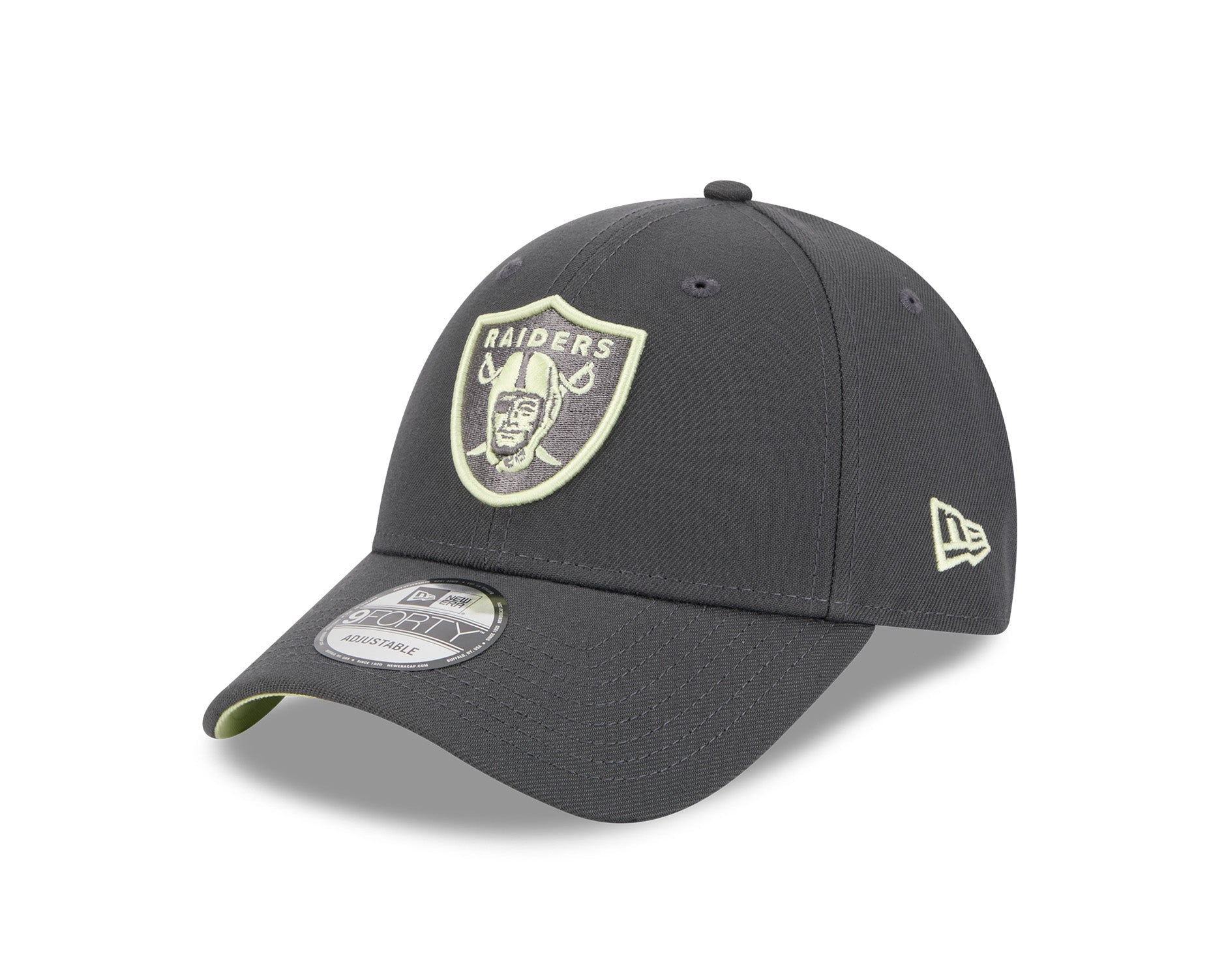 New Era 9Forty NFL Lemon Graphite Las Vegas Raiders