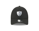 New Era 9Forty NFL Liquid Metal Las Vegas Raiders Black
