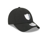 New Era 9Forty NFL Liquid Metal Las Vegas Raiders Black
