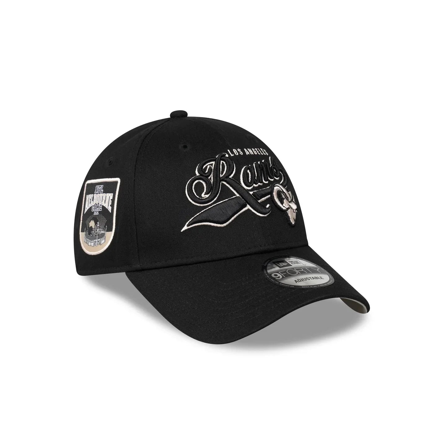 New Era 9Forty NFL Script Los Angeles Rams Black/Stone