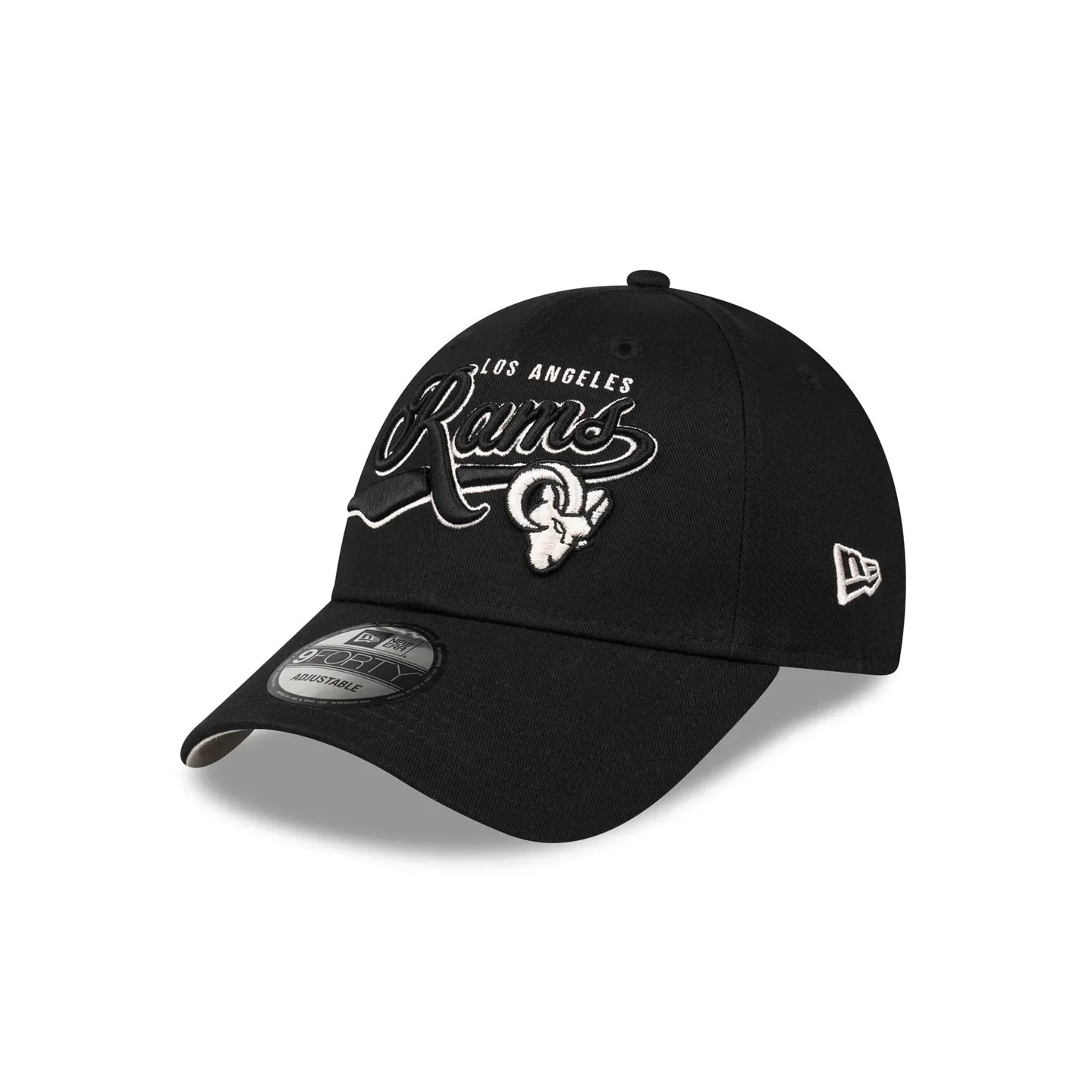 New Era 9Forty NFL Script Los Angeles Rams Black/Stone