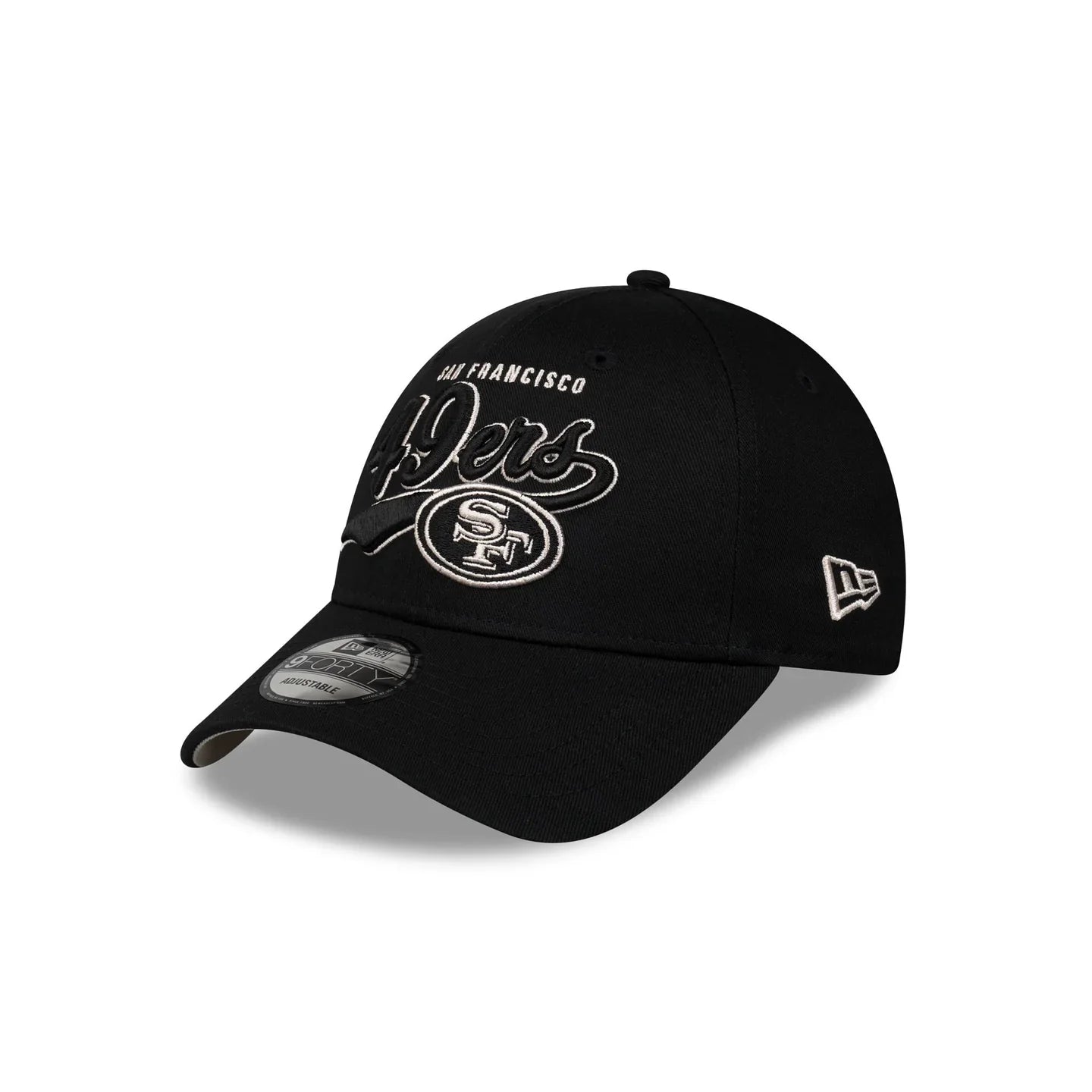New Era 9Forty NFL Script San Francisco 49ers Black/Stone