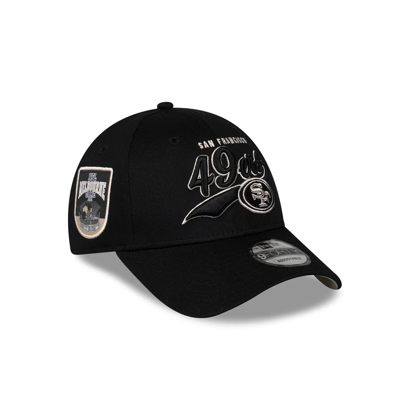 New Era 9Forty NFL Script San Francisco 49ers Black/Stone