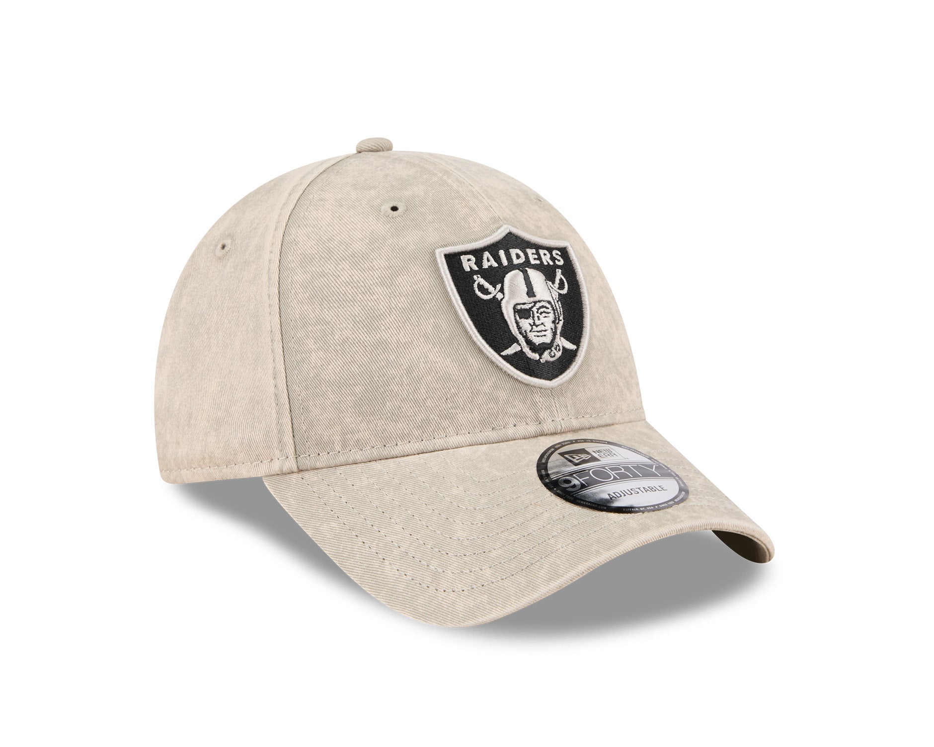 New Era 9Forty NFL Washed Pebble Black Las Vegas Raiders