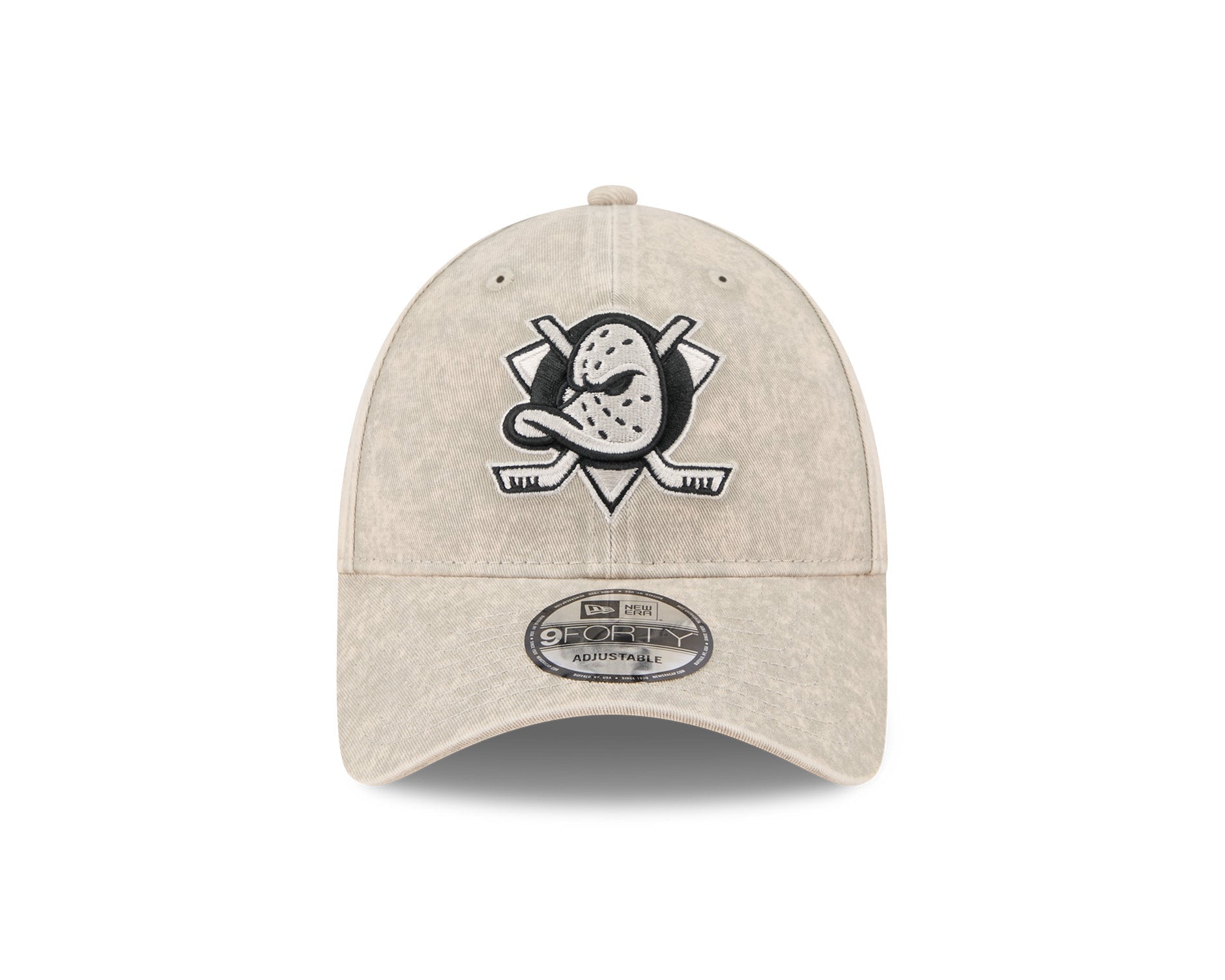 New Era 9Forty NHL Washed Pebble Black Anaheim Ducks
