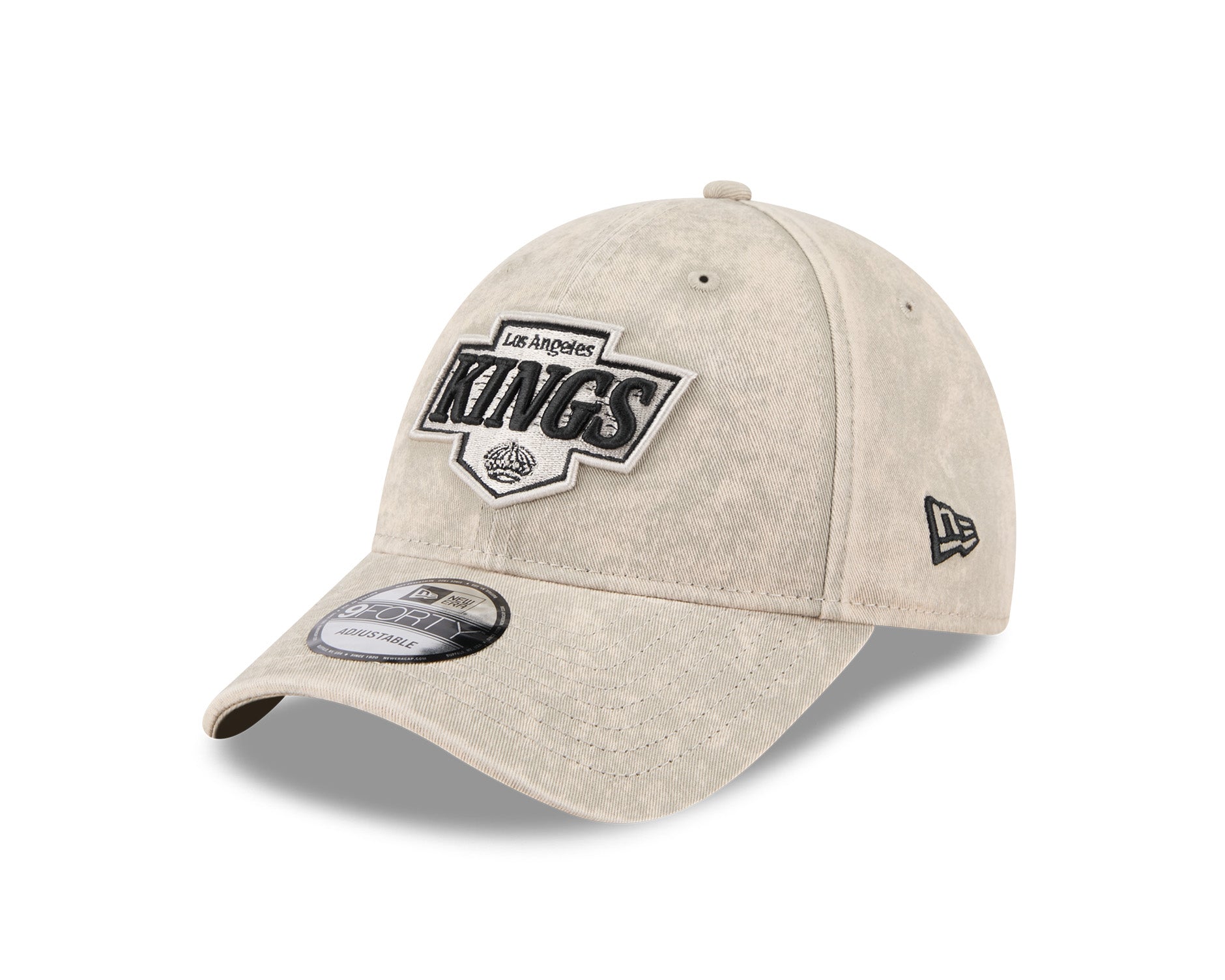 New Era 9Forty NHL Washed Pebble Black Los Angeles Kings