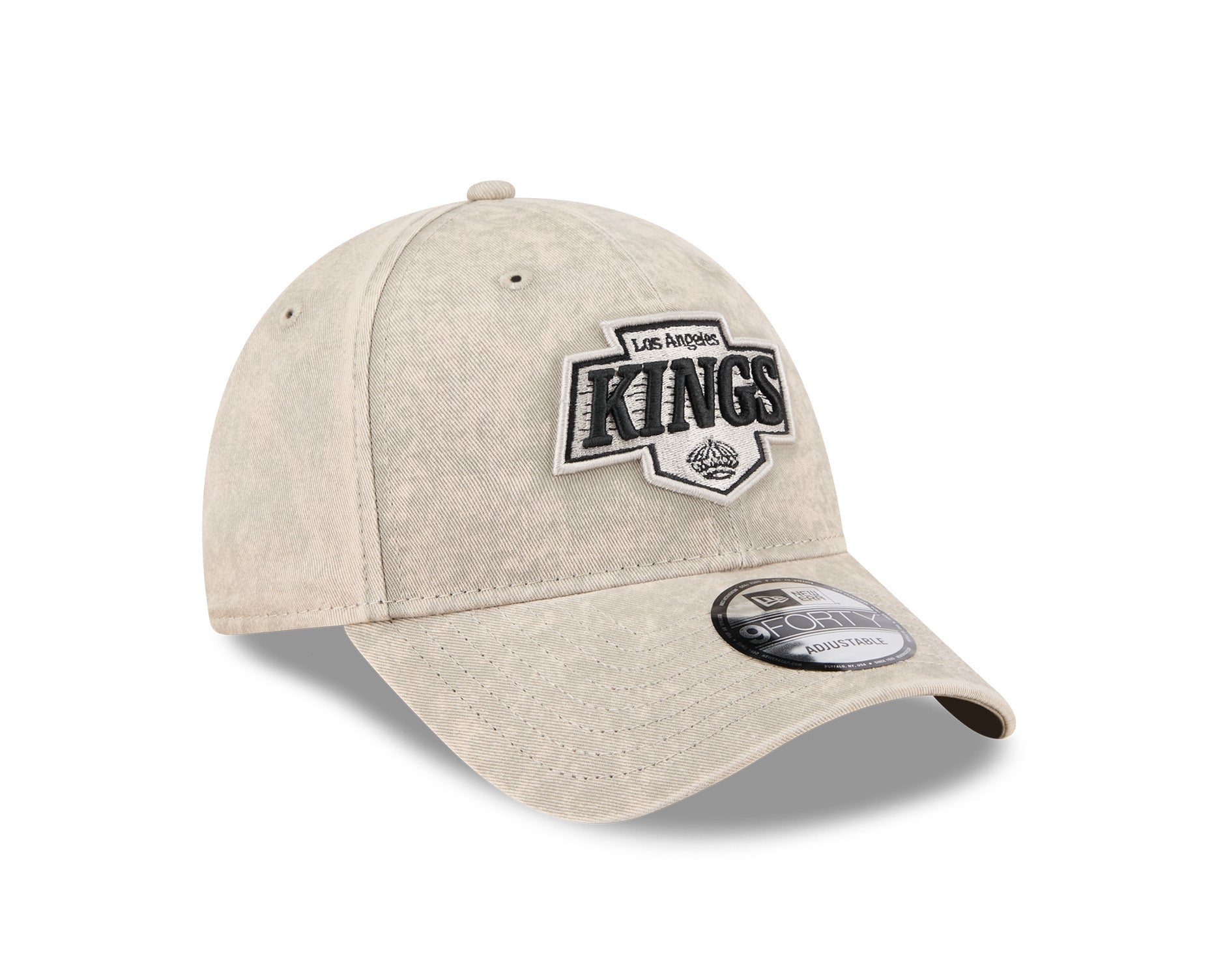New Era 9Forty NHL Washed Pebble Black Los Angeles Kings