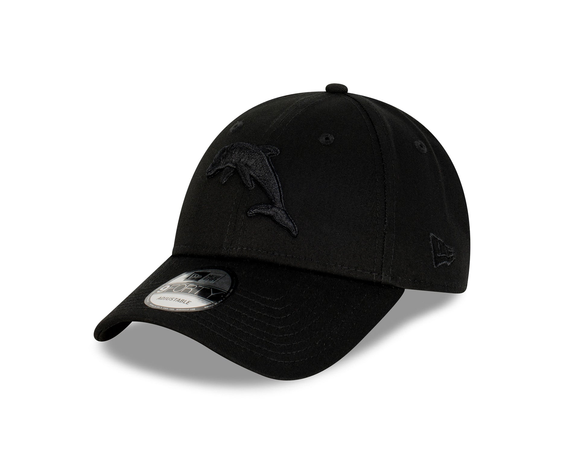 New Era 9Forty NRL Dolphins Black On Black