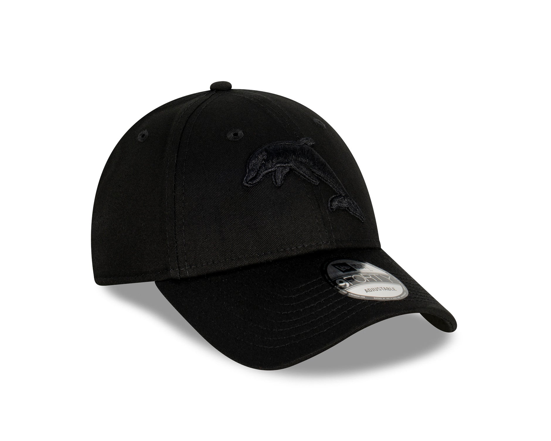 New Era 9Forty NRL Dolphins Black On Black