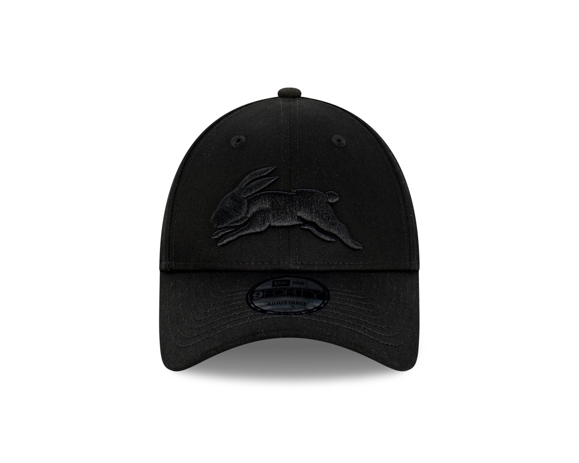 New Era 9Forty NRL South Sydney Rabbitohs Black On Black