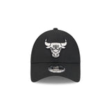 New Era 9Forty Snapback NBA Black Metallic Chicago Bulls