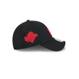 New Era 9Forty Strapback MLB Seasonal New York Yankees Black Scarlet