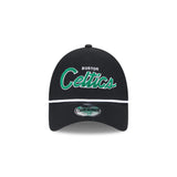 New Era 9Forty Trucker NBA Team Script Boston Celtics Black