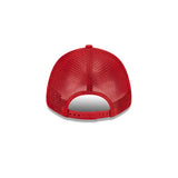 New Era 9Forty Trucker NBA Team Script Chicago Bulls Red