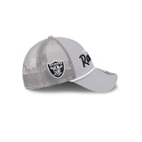 New Era 9Forty Trucker NFL Team Script Las Vegas Raiders Grey