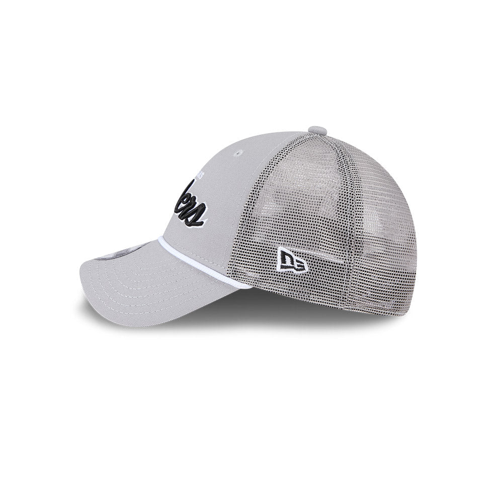 New Era 9Forty Trucker NFL Team Script Las Vegas Raiders Grey