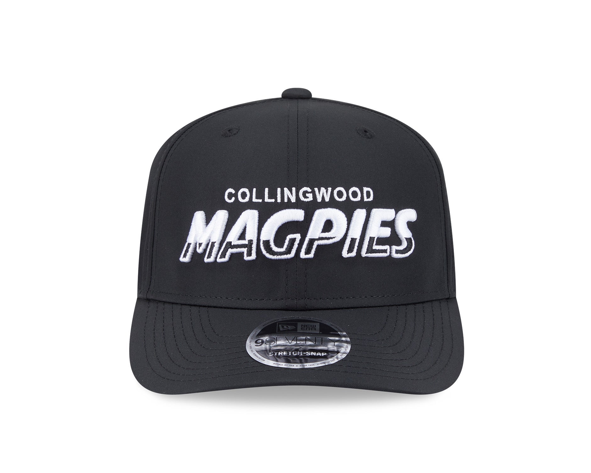 New Era 9Seventy AFL Split Script Collingwood Magpies OTC