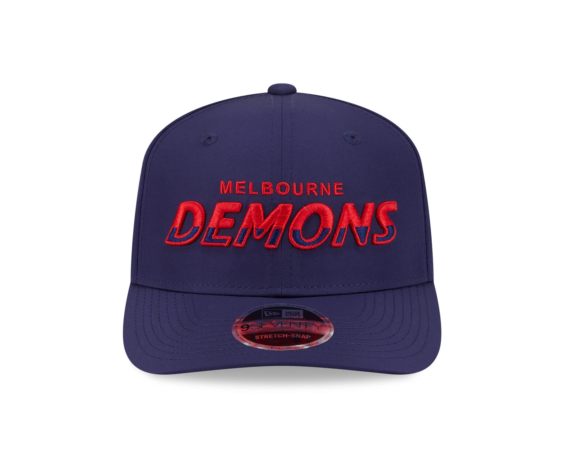 New Era 9Seventy AFL Split Script Melbourne Demons OTC