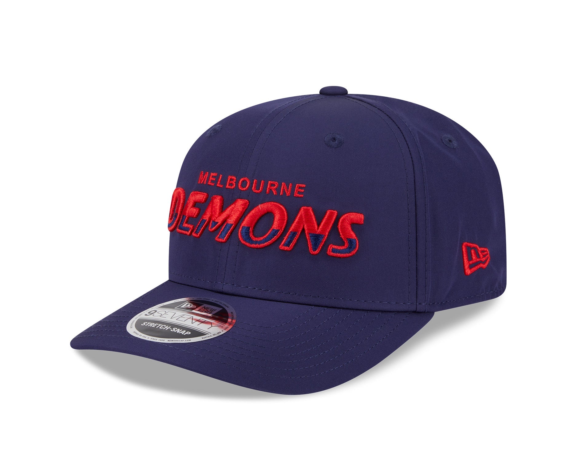 New Era 9Seventy AFL Split Script Melbourne Demons OTC