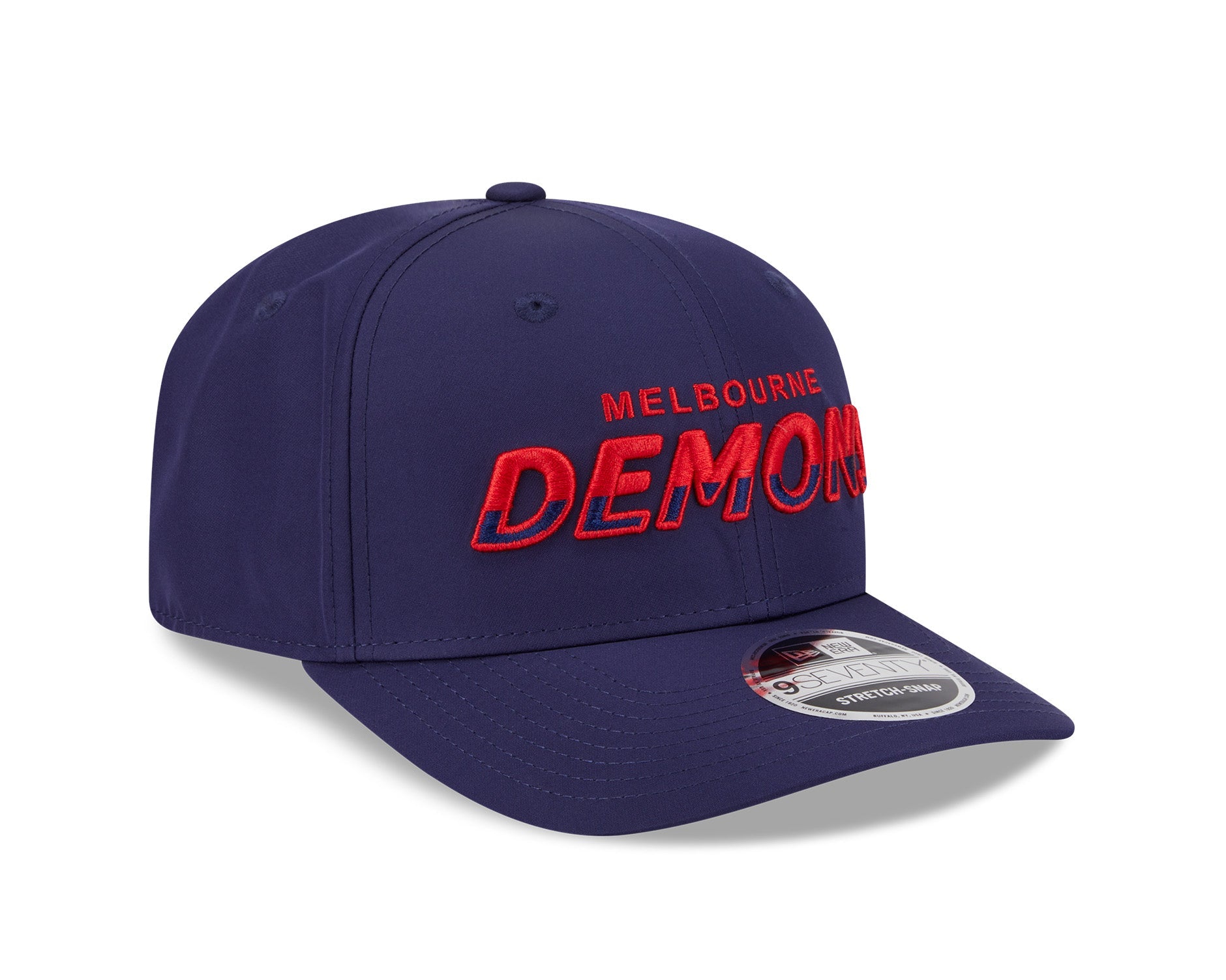 New Era 9Seventy AFL Split Script Melbourne Demons OTC