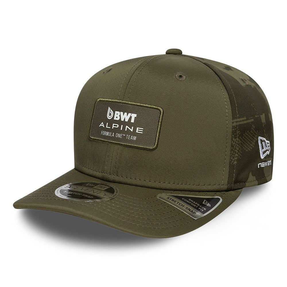 New Era 9Seventy F1 Patch Alpine Racing New Olive