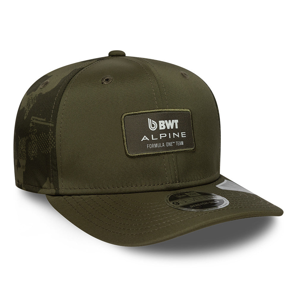 New Era 9Seventy F1 Patch Alpine Racing New Olive