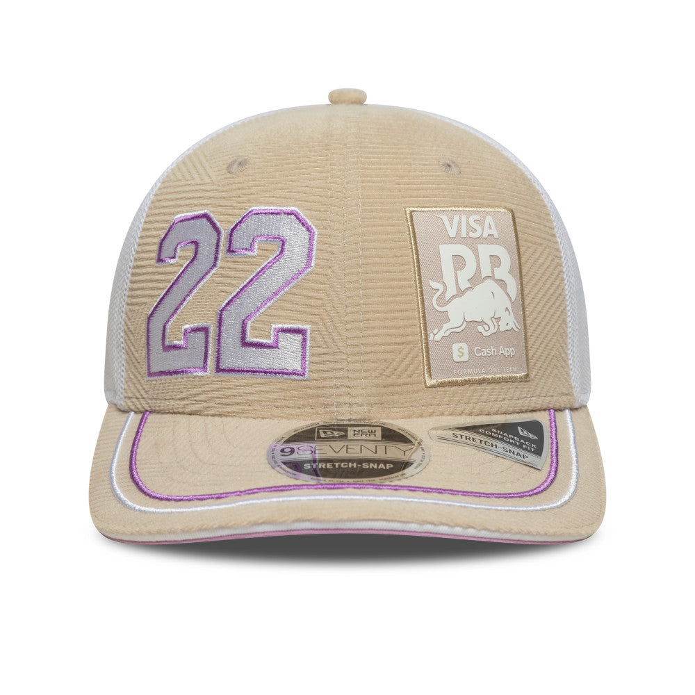New Era 9Seventy F1 Visa Cash App Racing RB Miami Race Special Yuki Tsunoda #22 Stone