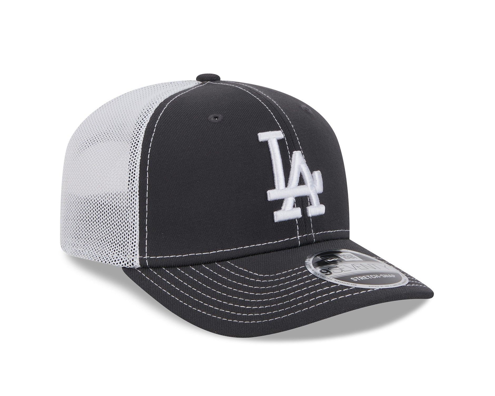 New Era 9Seventy MLB Contrast Trucker Los Angeles Dodgers Graphite/White