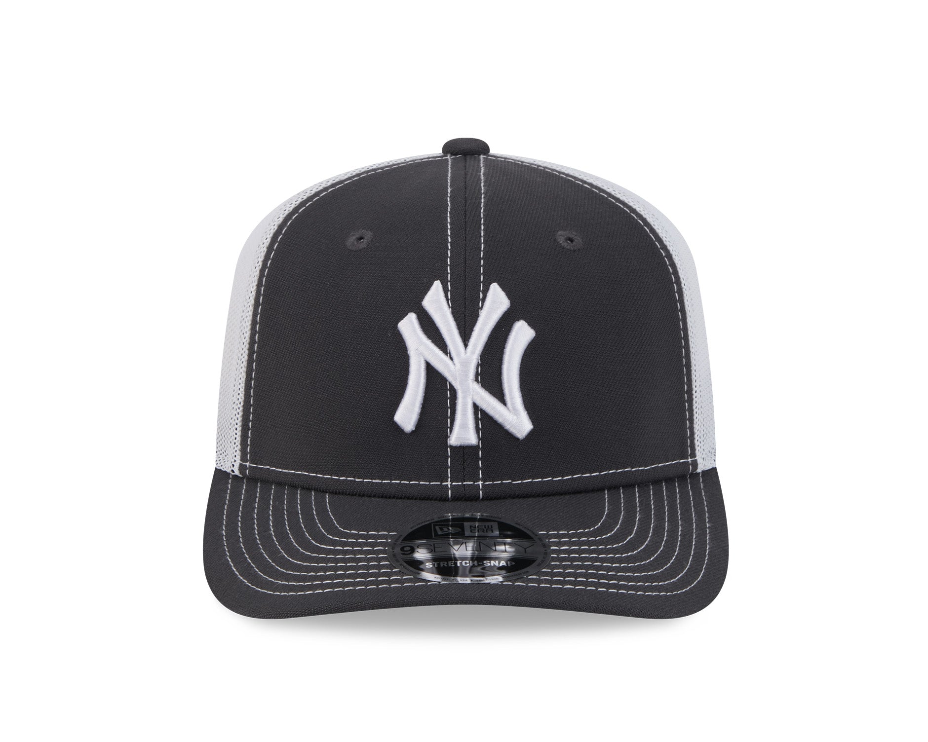 New Era 9Seventy MLB Contrast Trucker New York Yankees Graphite/White