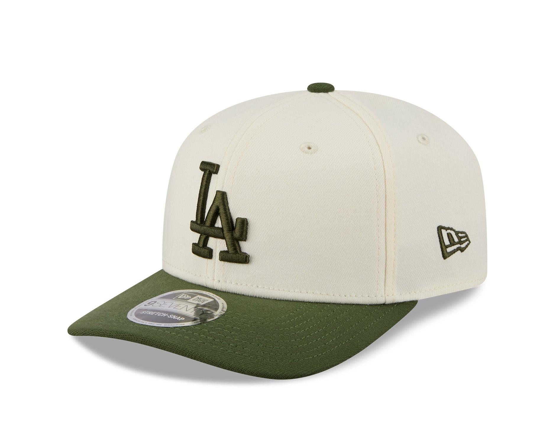 New Era 9Seventy MLB Rifle Green 2Tone Los Angeles Dodgers Chrome White/Rifle Green