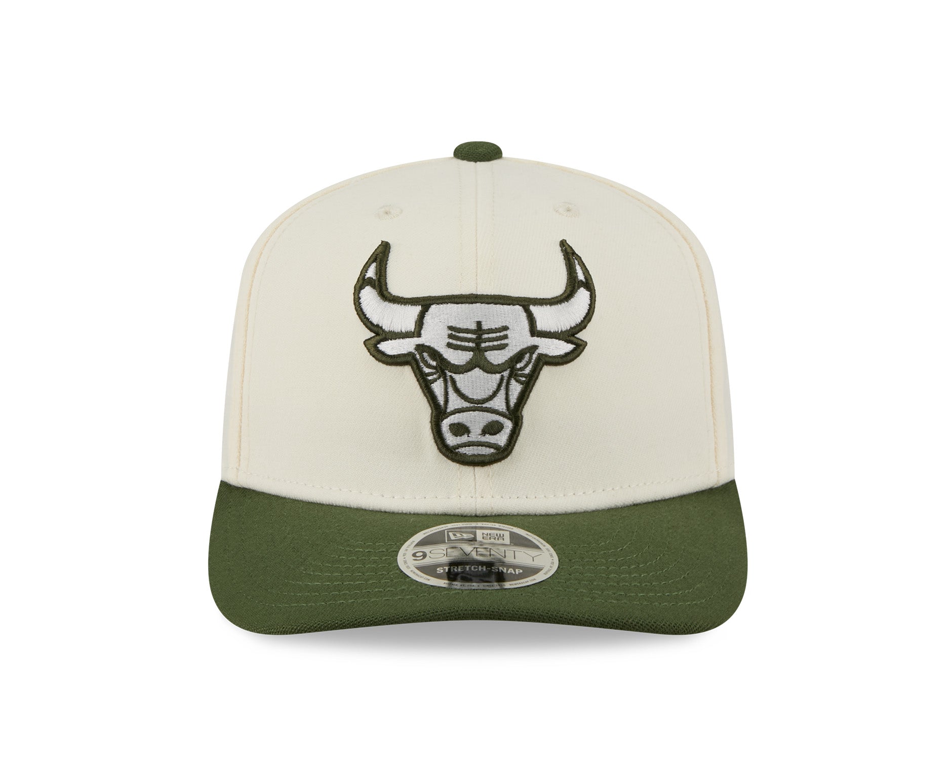 New Era 9Seventy NBA Rifle Green 2Tone Chicago Bulls Chrome White/Rifle Green