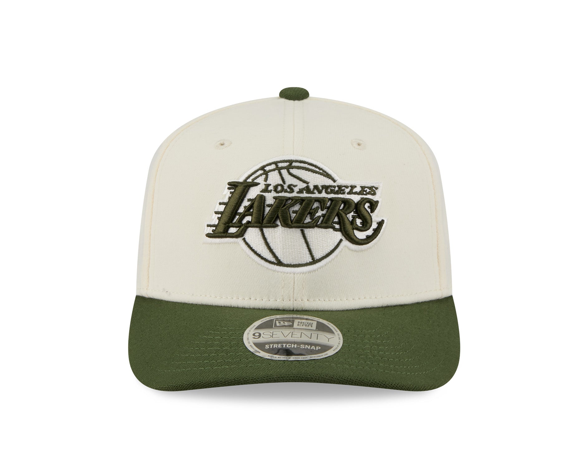New Era 9Seventy NBA Rifle Green 2Tone Los Angeles Lakers Chrome White/Rifle Green