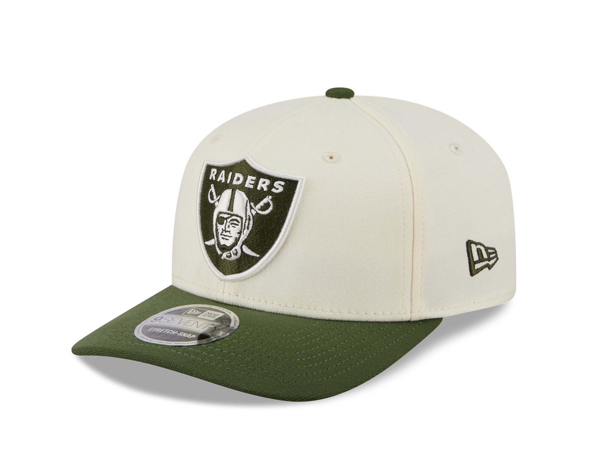 New Era 9Seventy NFL Rifle Green 2Tone Las Vegas Raiders Chrome White/Rifle Green